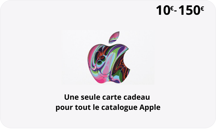 Apple carte cadeau 10 euros
